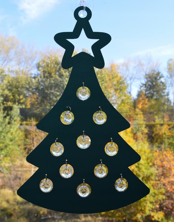 Juletræspynt med GLAMUR-krystaller