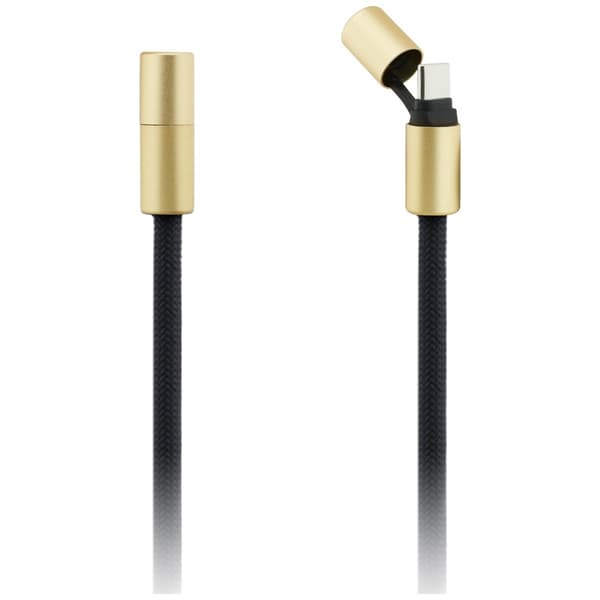 Guess CBDY 4G Charm USB-C/USB-C Kabel 150cm Sort