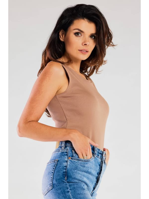 Peruspuuvillatoppi, beige L