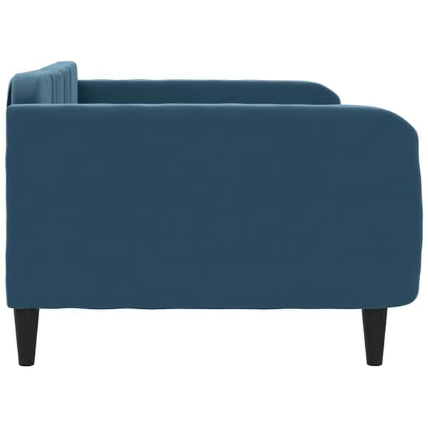 vidaXL Bäddsoffa blå 100x200 cm klädd i sammet