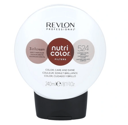 Revlon Nutri Color 524 Coppery P.Brown hårmask 240 ml