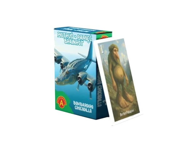 Alexander Spelkort Peter + Memoryspel Brainrot Bombardiro Crocodillo