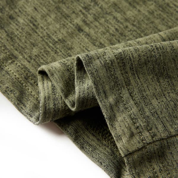 Barn långärmad t-shirt, khaki melerad, 104