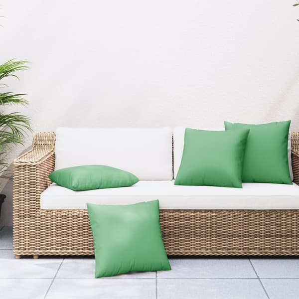 vidaXL sofahynder, 4 stk., grøn, 60x60 cm, stof