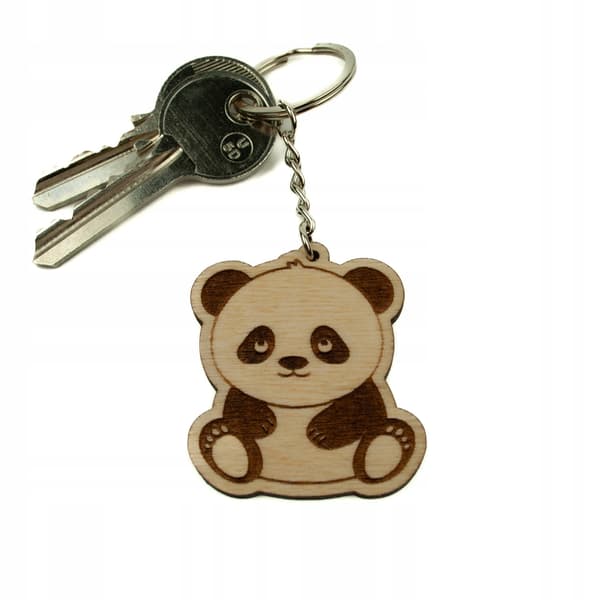 SØD KAWAII PANDA nøglering