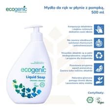 Økologisk, flydende sæbepumpe Orange, 500 ml