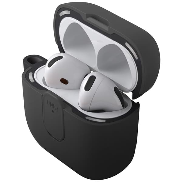 UNIQ Clyde-etui til AirPods 4 - Låsetui, sort