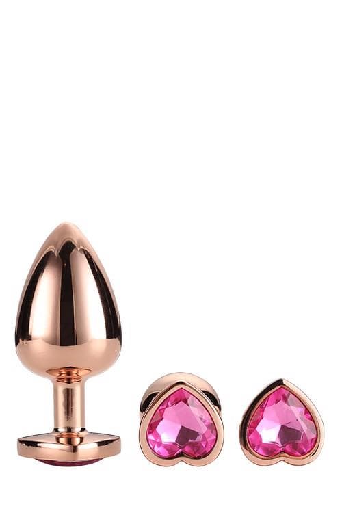 GLEAMING LOVE ROSE GOLD PROP SÆT