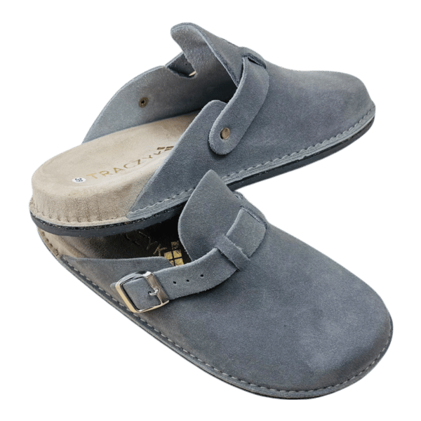 TRACZYK FLIPPERS Ortopediset puukengät, luonnonnahkaa, harmaa, koko 37