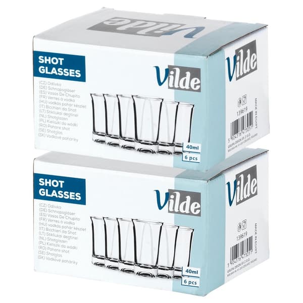 Viinilasit lasista 40 ml 12 kpl