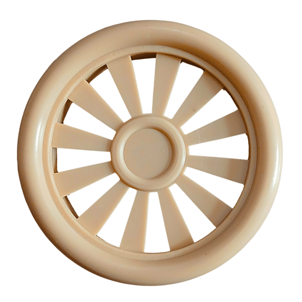 Ventilationsventil för möbelskåp fi40 sol BEIGE lönn 10 ST
