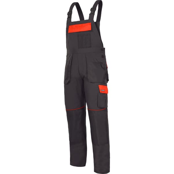 GRAFIT-ORANGE OVERALLER, 190G/M2, "S (48)", CE, LAHTI