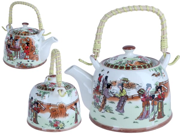 Keramisk elkedel med infuser