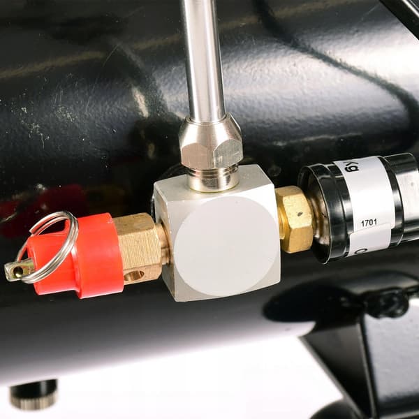 TOSTEMPELS AIRBRUSH KOMPRESSOR 3L FLASKE EFFEKTIV KOMPRESSOR AUTO STOP