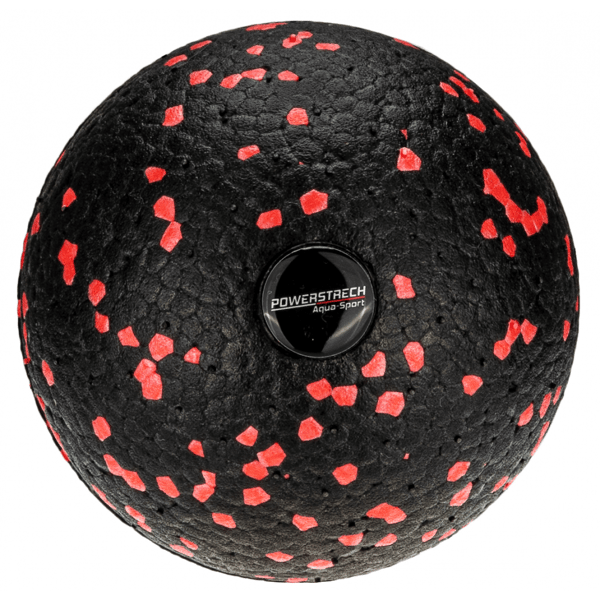 Aqua-Sport Powerstretch EPP 8 cm massagerolle, sort og rød