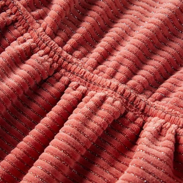 Barnklänning med långa ärmar, diskret rosa, 116