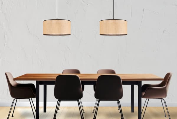Tornado AD1 lampa jute-svart