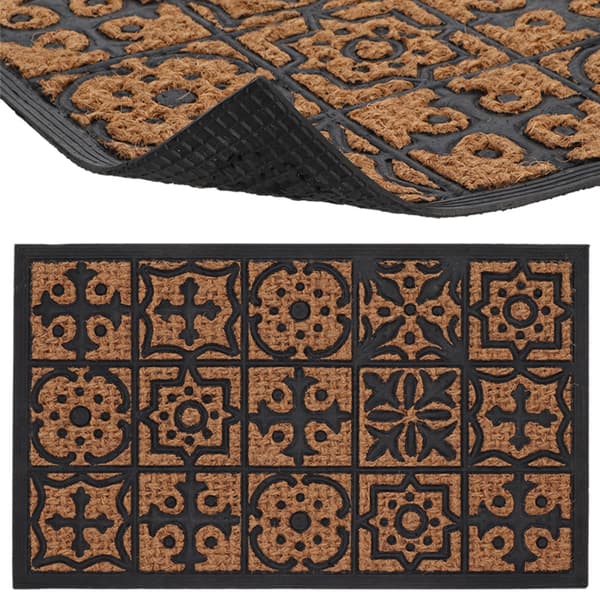Mosaic fiber dørmåtte