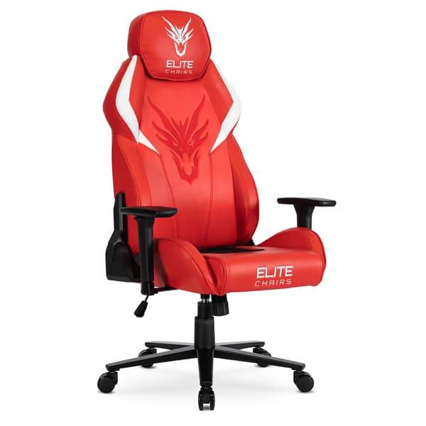 NEXON Röd Modern Snurrstol Gaming