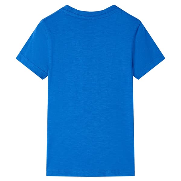Barn-T-shirt, blå, 128