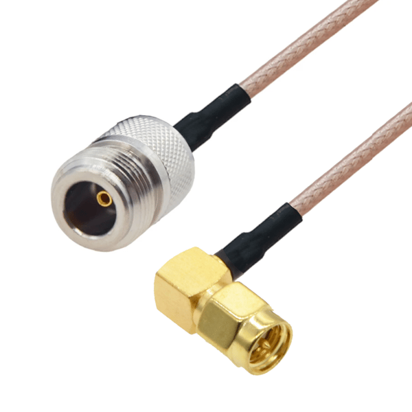 Pigtail N-fatning / SMA-stik RA RG316 2m