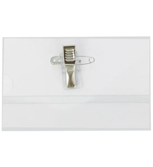 Transparent ID-bricka 90x55mm 50 st.