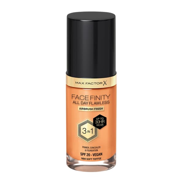 Max Factor Facefinity 3-i-1 All Day Flawless Face Foundation - N84 SOFT TOFFEE 30ml