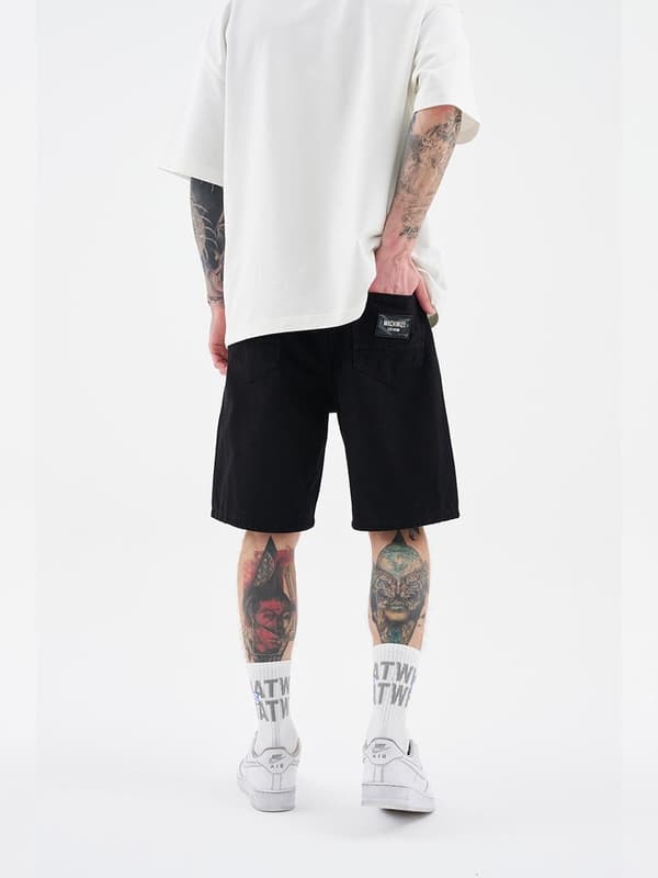 Herre Sorte MyStars Washing Basic Jeans Shorts 29