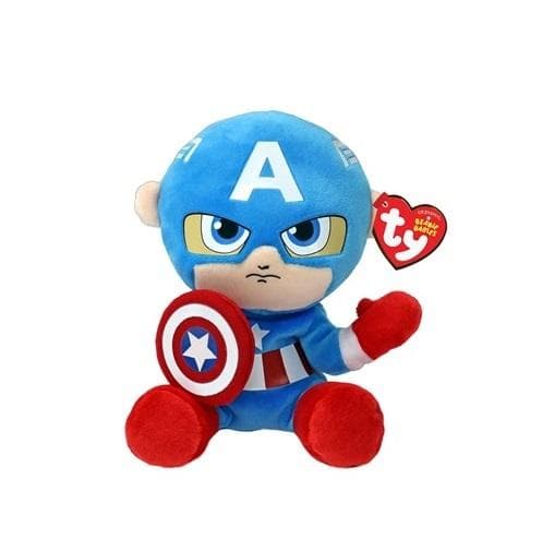 Beanie Babies Marvel Kapten Amerika 15cm