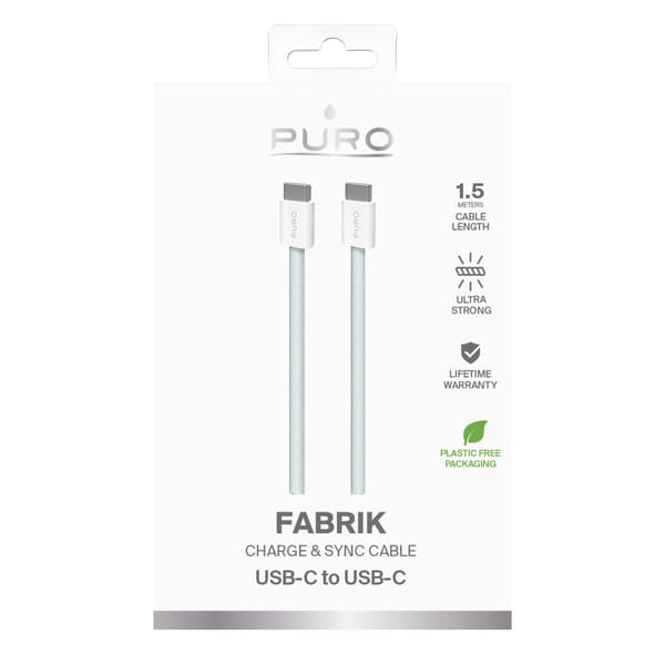 USB-C 60W 480mbps 1.5m Kaapeli - Sininen