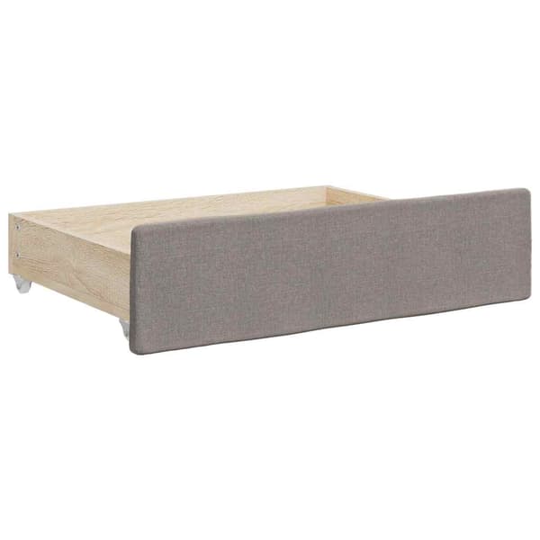 vidaXL Undersängslådor, 2 st, Taupe