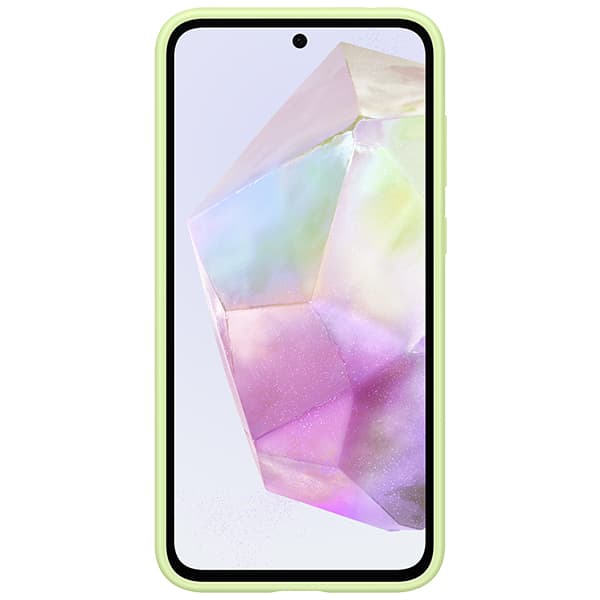 Samsungin korttipaikkakotelo Galaxy A35 5G:lle, lime