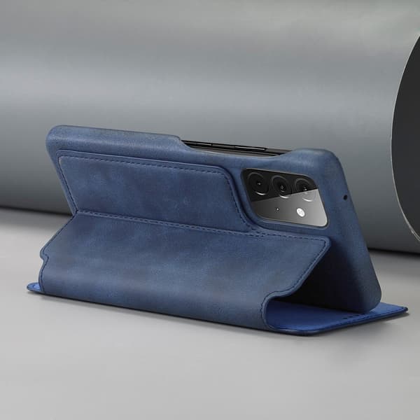 Flip-etui til Samsung Galaxy A52 5G / 4G, LC.IMEEKE, blå