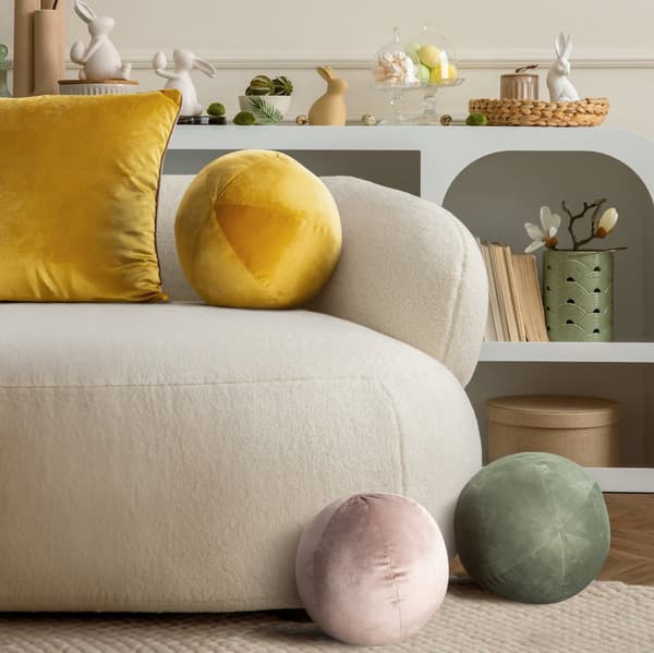 GAJA 4 kudde, 24 cm, mörkbeige