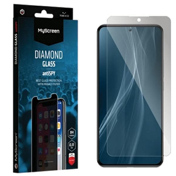 MS AntiSPY Diamond Glass hærdet glas til iPhone 15 Pro Max