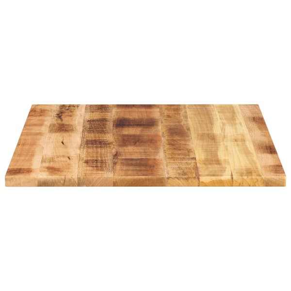 vidaXL bordplade 100x80x2,5 cm rektangulær ru mangotræ