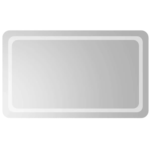 vidaXL Badrumsspegel med LED, 100x60 cm