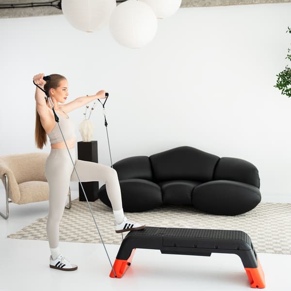 Aerobic step med bænkfunktion AS009 PRO HMS