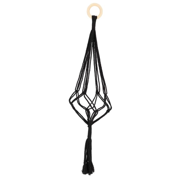 Makramee-kasviripustin, korkeus 58 cm