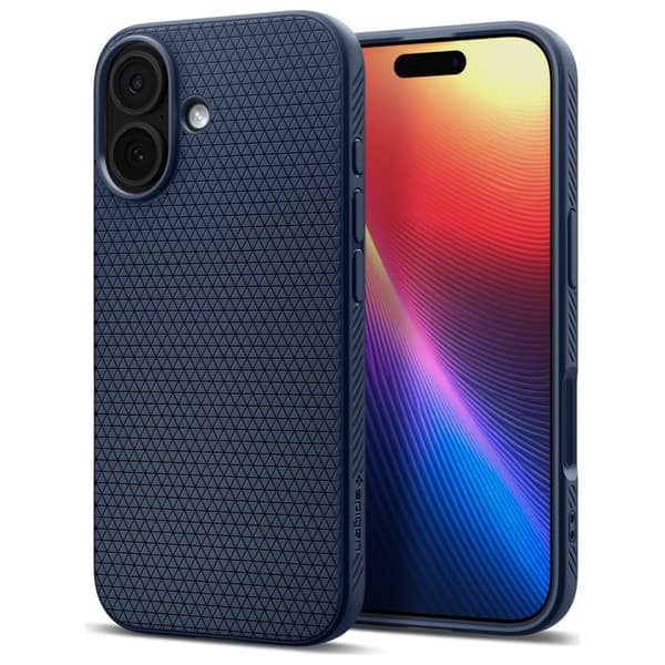Spigen Liquid Air Cover til iPhone 17 Blå