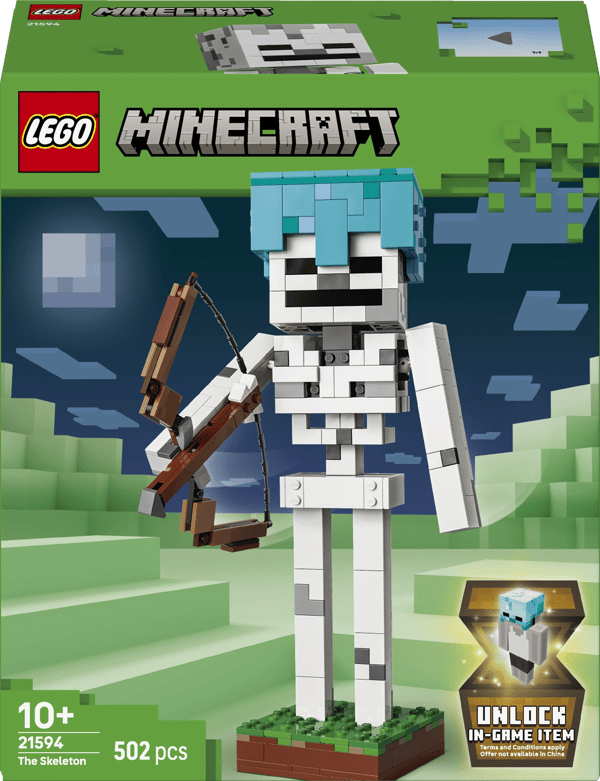LEGO Minecraft Skelett Set 502 Bitar (21594)
