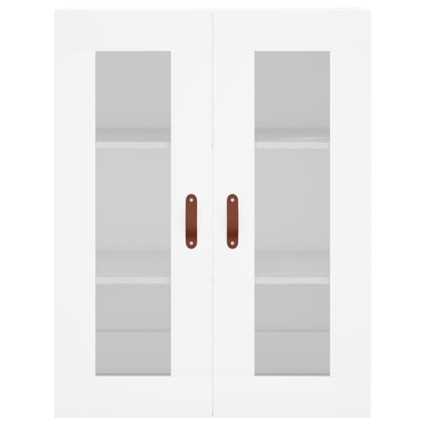 vidaXL Väggskåp vit 69,5x34x90 cm