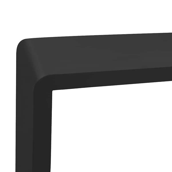 vidaXL kubeformede væghylder, 3 stk., sort, MDF