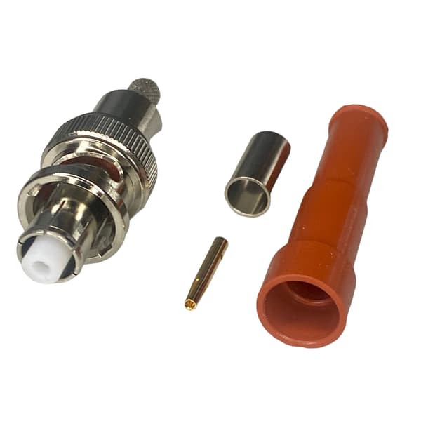 BNC RP SHV-stik til RG58-kabel