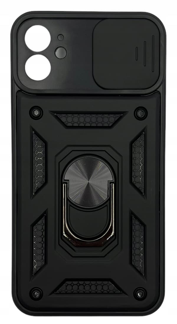 IPHONE 11 Defender Slide-skal, SKYDDSRING, FÖRSTÄRKT BAKSIDA + GLAS