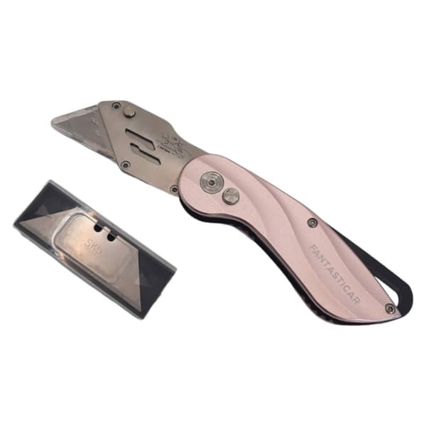 Universalkniv med utbytbara blad, rosa