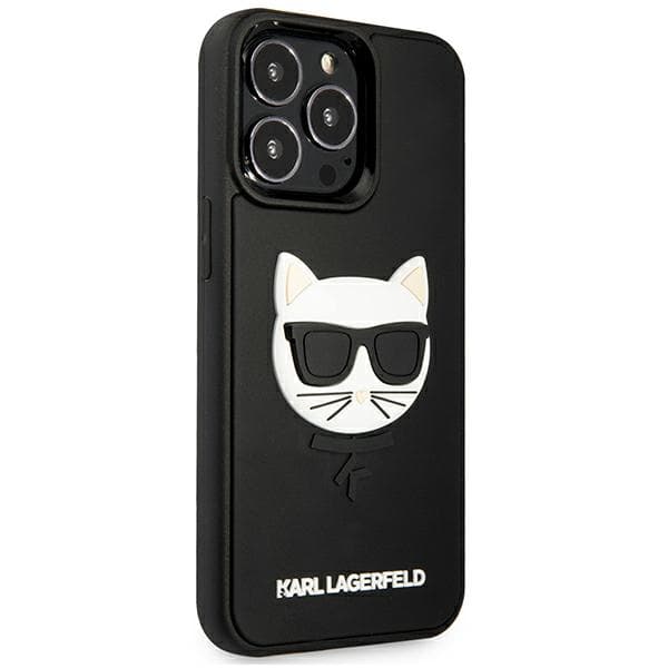 Karl Lagerfeld 3D gummi-cover til 13 Pro / 13, sort