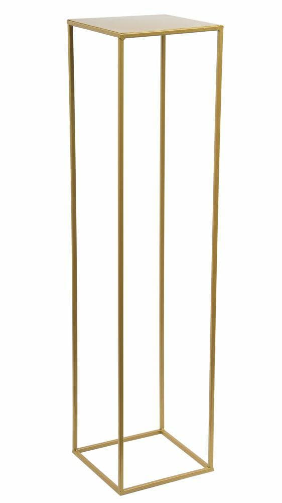 Gyllene modernt stående blomsterställ 100 cm
