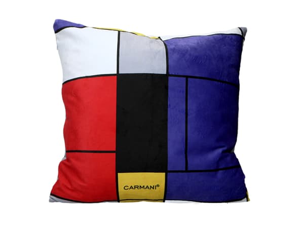 Fyldt/lynlåspude - P. Mondrian (CARMANI)