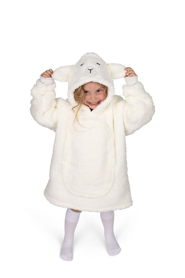 Oversized tæppe sweatshirt til børn Sheep Cozy Noxxiez CH330